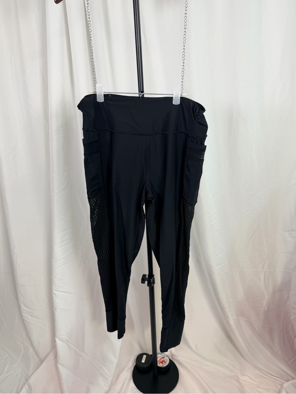 Victoria’s Secret Sport Black Fishnet Panel Legging